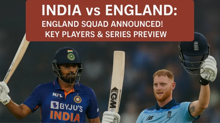 India vs England