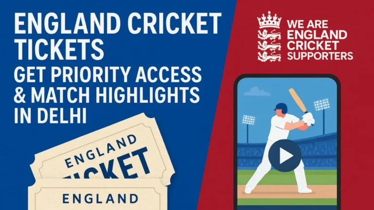 England Cricket Tickets