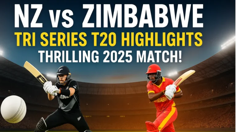 NZ vs Zimbabwe