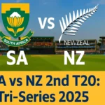 SA vs NZ 2nd T20
