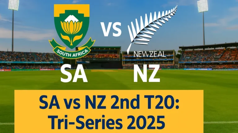SA vs NZ 2nd T20